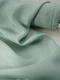 Купра цв.Нежно-мятная дымка, ш.1.35м, купра-100%, 110гр/м.кв 