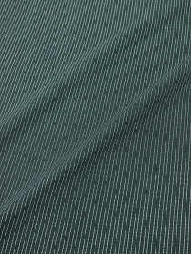 Пестрядь "Мелкая полоска на темном пихтово-зеленом", ш.1.4м, хлопок-95%, п/э-5%,160гр/м.кв