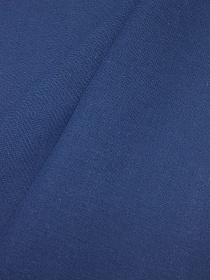 Полулен постельный цв.Этнографический синий, ш.2.2м, лен-30%, хлопок-70%, 155гр/м.кв