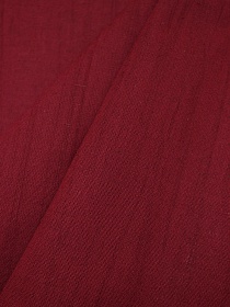 Хлопколен винтаж (жгутовое окрашивание) цв.Бордовый с терракотовым оттенком, ш.1.5м, лен-15%, хл-85%