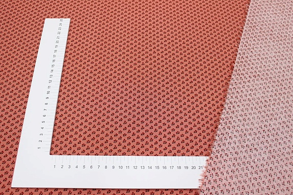 Импорт. хлопок "Дорит" цв.темно-лососевый, ш.1.5м, хлопок-100%, 100гр/м.кв