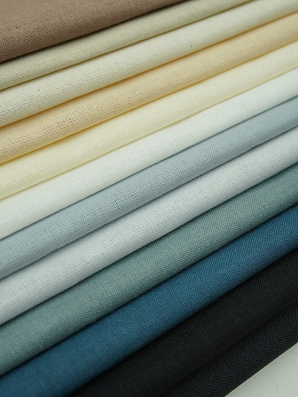 Набор тканей для рукоделия "Бязь однотонная: серо-бежевая гамма", 45*30 см, 12 шт