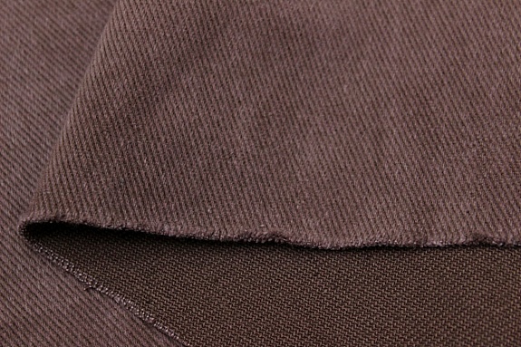 Джинс с ворсом цв.Коричневый винтаж, СОРТ2, ш.1.49м, хлопок-100%, 330гр/м.кв