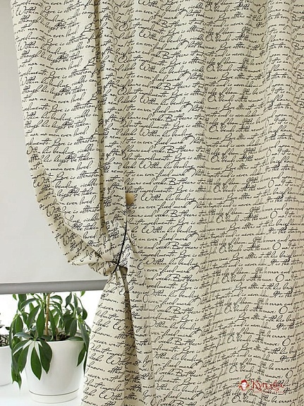 Полулен "Сонет" (на суровом), ш.1.5м, лен-30%, хлопок-70%, 147гр/м.кв