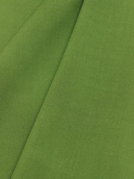 Штапель цв.Кленово-зеленый, СОРТ2, ш.1.44м, вискоза-100%, 110гр/м.кв 