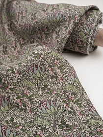 Креп-вискоза "Артишок" цв.бежевый, ш.1.5м, вискоза-80%, нейлон-20%, 80гр/м.кв