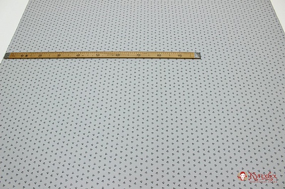 Плательный хлопок "Милена"цв.серый, СОРТ2, ш.1.46м, хлопок-100%, 115гр/м.кв