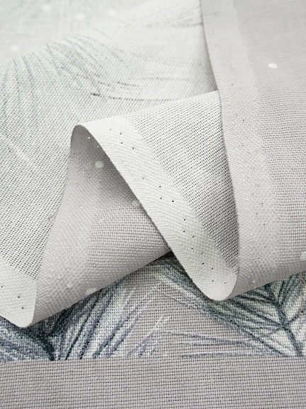 Рогожка "Зимние лошадки", ш.1.5м, хлопок-100%, 165гр/м.кв, раппорт 64см