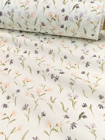 Импорт. хлопок Цифр.печать "Полевой цветок ", ш.1.45м, хлопок-100%, 100гр/м.кв