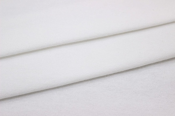 Фланель цв.Белый, ш.1.5м, хлопок-100%, 175гр/м.кв