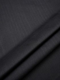 Сатин цв.Черный, СОРТ2, ш.1.6м, хлопок-100%, 135гр/м.кв