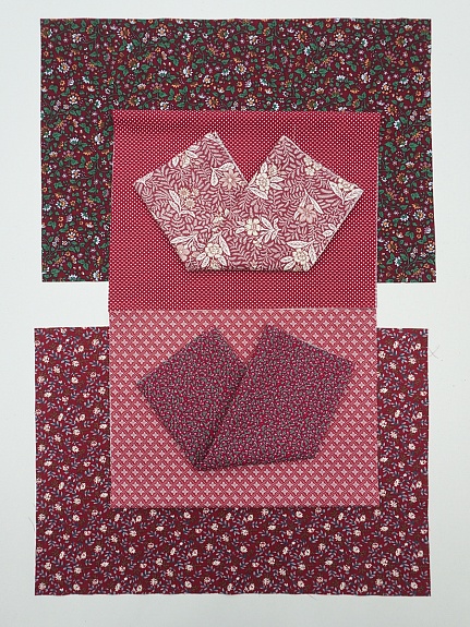 Набор тканей для рукоделия "Импортный хлопок: Мелания", 45см*30см, 6шт