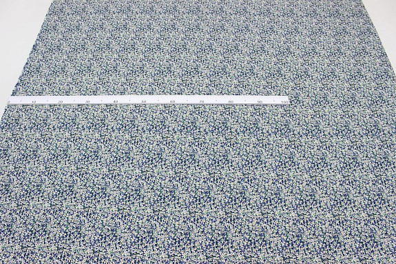 Штапель "Селена" цв.темный джинс, ш.1.44м, вискоза-100%, 90гр/м.кв