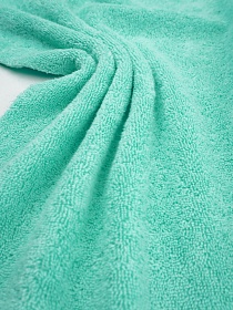 Махровая ткань Люкс цв.Яркая мята, ш.1.55м, хлопок-100%, 550гр/м.кв