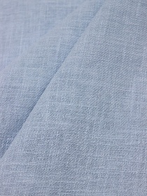 Мерный лоскут - Крапива Рами (Ramie)-диагональ, цв.Серо-голубая дымка-2, ш.1.38м, крапива-100%