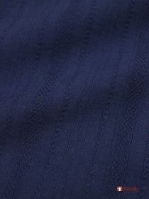 Фактурный хлопок "Рельефные полоски" цв.т.сине-фиолетовый, ш.1.44м, хл-100%, 110гр/м.кв