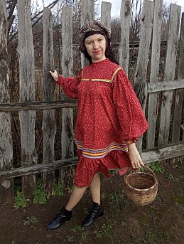 Женское платье из хлопка