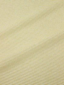 Вареный (стираный) хлопок "Белая полоска на желтом меланже", ш.2.5м, хлопок-100%, 105гр/м.кв