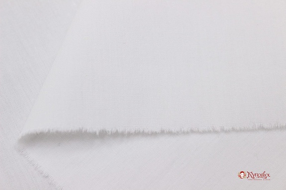 Перкаль Тиси цв.Белый, ш.1.50м, хлопок-57%, п/э-43%, 125гр/м.кв 