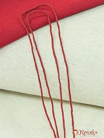 Шнур цв.бордовый, 2мм, хлопок-100%