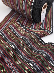 Этническое полотно цв.черный, 250мм, п/э-100% 