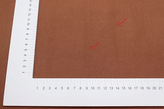 Плательный хлопок цв.Коричнево-красный винтаж, СОРТ2, ш.1.45м, хлопок-100%, 160гр/м.кв