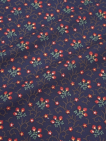 Перкаль "Ясиня" цв.чернильно-фиолетовый, ш.1.5м, хлопок-100%, 120гр/м.кв