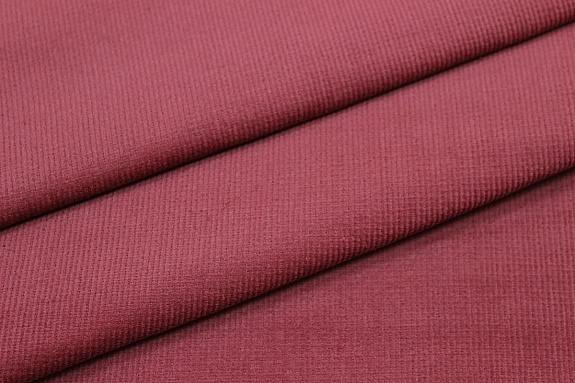 Микровельвет с эластаном цв.Винтажный лилово-бордовый, ш.1.5м, хлопок-70%, эластан-30%, 280гр/м.кв