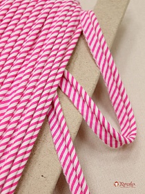 Кант отделочный (узкая полоска) цв.пурпурный, ш.15мм/5мм, хлопок-100%