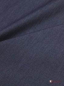 Сорочечная джинсовая ткань цв.Чернильно-синий, ш.1.48м, хлопок-50%, вискоза-50%, 137гр/м.кв