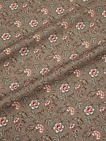 Плательная вискоза Digital "Василина" цв.молочный шоколад, ш.1.50м, вискоза-100%, 155гр/м.кв