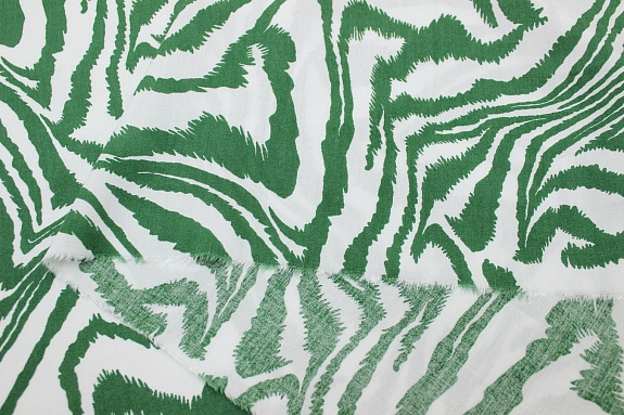 Штапель "Сафари" цв.св.хвойно-зеленый, ш.1.45м, вискоза-100%, 90гр/м.кв