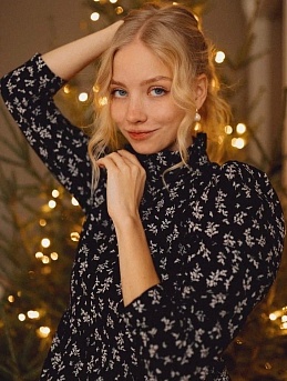 Платье из теплого хлопка "Луана" цв.черный/кремовый