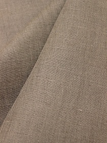 Мерный лоскут (ткань в отрезах) Полулен цв.Светло-кофейный, ш.1.5м, лен-57%, хлопок-43%, 200гр/м.кв