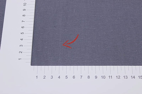 Мерный лоскут(ткань в отрезах) - Рогожка цв.Серый, СОРТ2, ш.1.5м, хлопок-100%, 160гр/м.кв