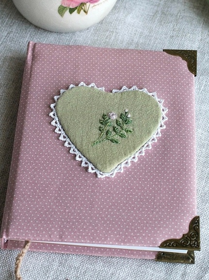 Обложка из теплого хлопка "Белый горох (2мм)"