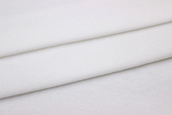 Фланель цв.Белый, ш.1.5м, хлопок-100%, 175гр/м.кв