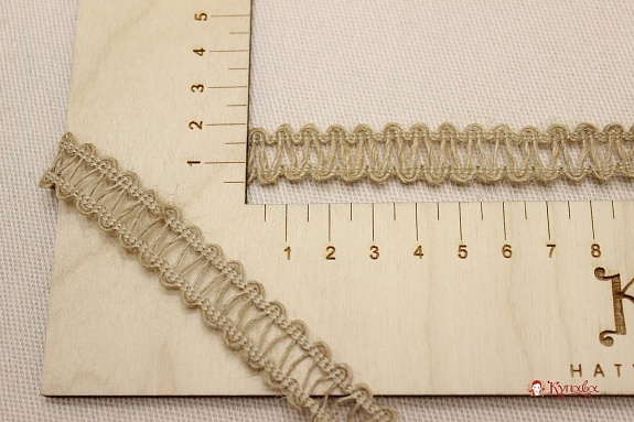 Тесьма плетеная, 16мм, джут-100%