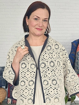 Жакет из крапивы и кроше