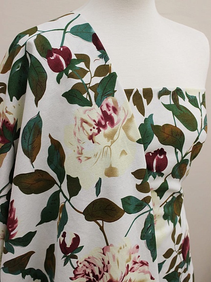 Хлопколен "Эдем" цв.белый, ш.1.5м, лен-20%, хлопок-80%, 135гр/м.кв