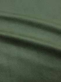 Бархат цв.Темно-эвкалиптовый, ш.1.45м, хлопок-90%, лайкра-5%, п/э-5%, 280гр/м.кв