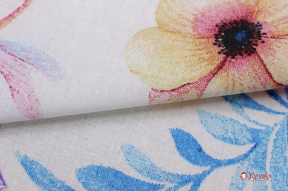 Перкаль "Каролина" цв.белый, ш.2.2м, хлопок-100%, 110гр/м.кв