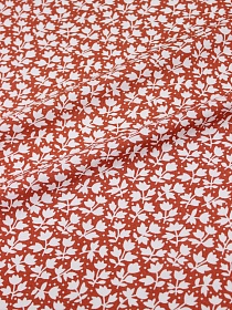 Штапель "Вайорика" цв.терракотовый, ш.1.44м, вискоза-100%, 90гр/м.кв