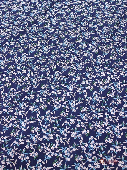 Штапель "Аурика" цв.т.сине-фиолетовый, ш.1.44м, вискоза-100%, 90гр/м.кв