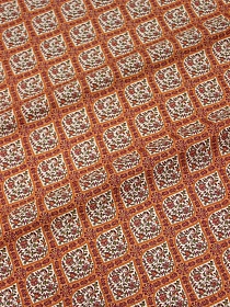 Перкаль Премиум (Digital) "Восточный витраж" цв.оранжево-терракотовый, ш.1.45м, хл-100%, 130гр/м.кв