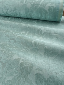 Лен с вискозой жаккард "Севилья" цв.св.голубой мох, ш.1.6м, лен-48%, вискоза-52%, 160гр/м.кв