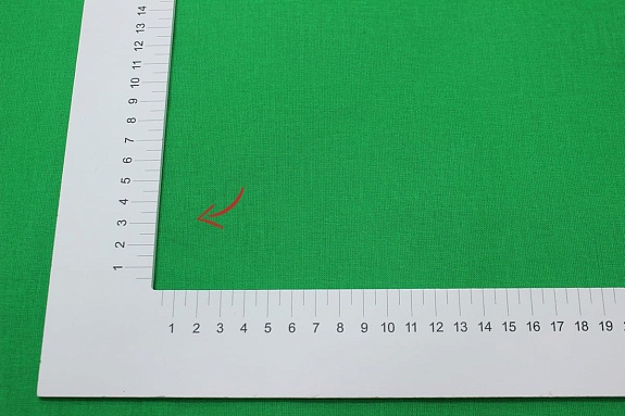 Бязь цв.Насыщенный зеленый, СОРТ2, ш.1.5м, хлопок-100%, 142гр/м.кв