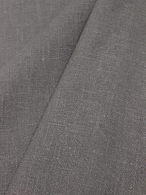 Конопля с хлопком-диагональ цв.Т.серо-кофейный, ш.1.4м, конопля-80%, хлопок-20%, 246гр/м.кв