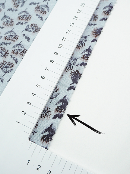 Теплый хлопок "Душистые соцветия" цв.св.серо-голубая дымка, СОРТ2, ш.1.5м, хлопок-100%, 160гр/м.кв