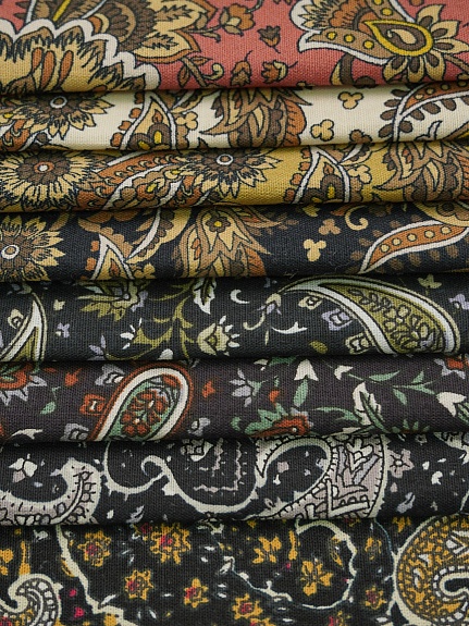 Набор тканей для рукоделия "Импортный хлопок: Восточное сияние", 45*30см, 8шт